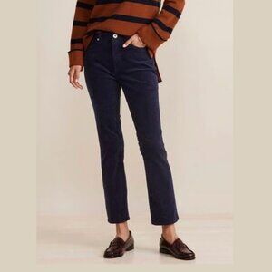 vineyard vines Women's Boot Cut Corduroy Pants Navy Blue Sz 25